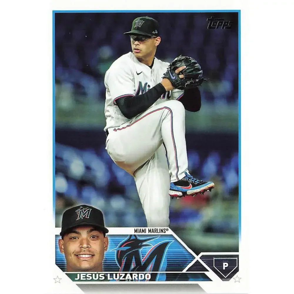 2023 Topps Jesus Luzardo #563 Miami Marlins